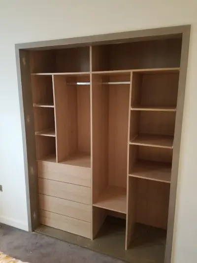 Wardrobe installation